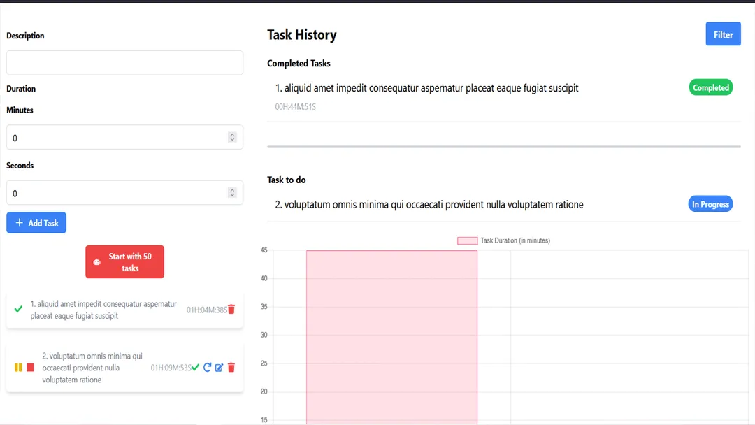 Caliche Productivity APP portfolio